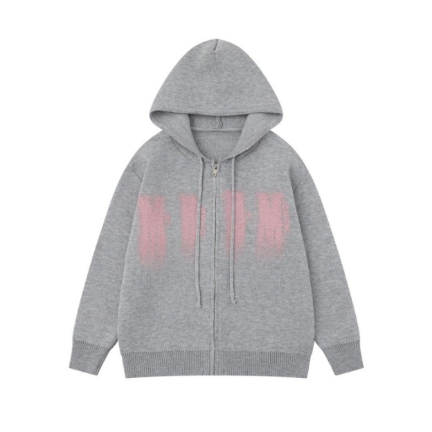 Enhypen Sunoo Grey Pink Cardigan Phantom Sweater Jacket