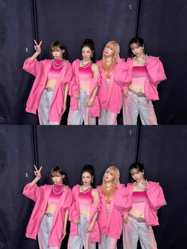 Aespa Pink Hoodie-AESPA