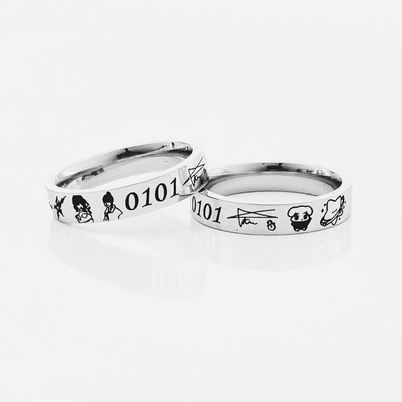 Aespa Winter Fanmade Birthdate Signature Ring-