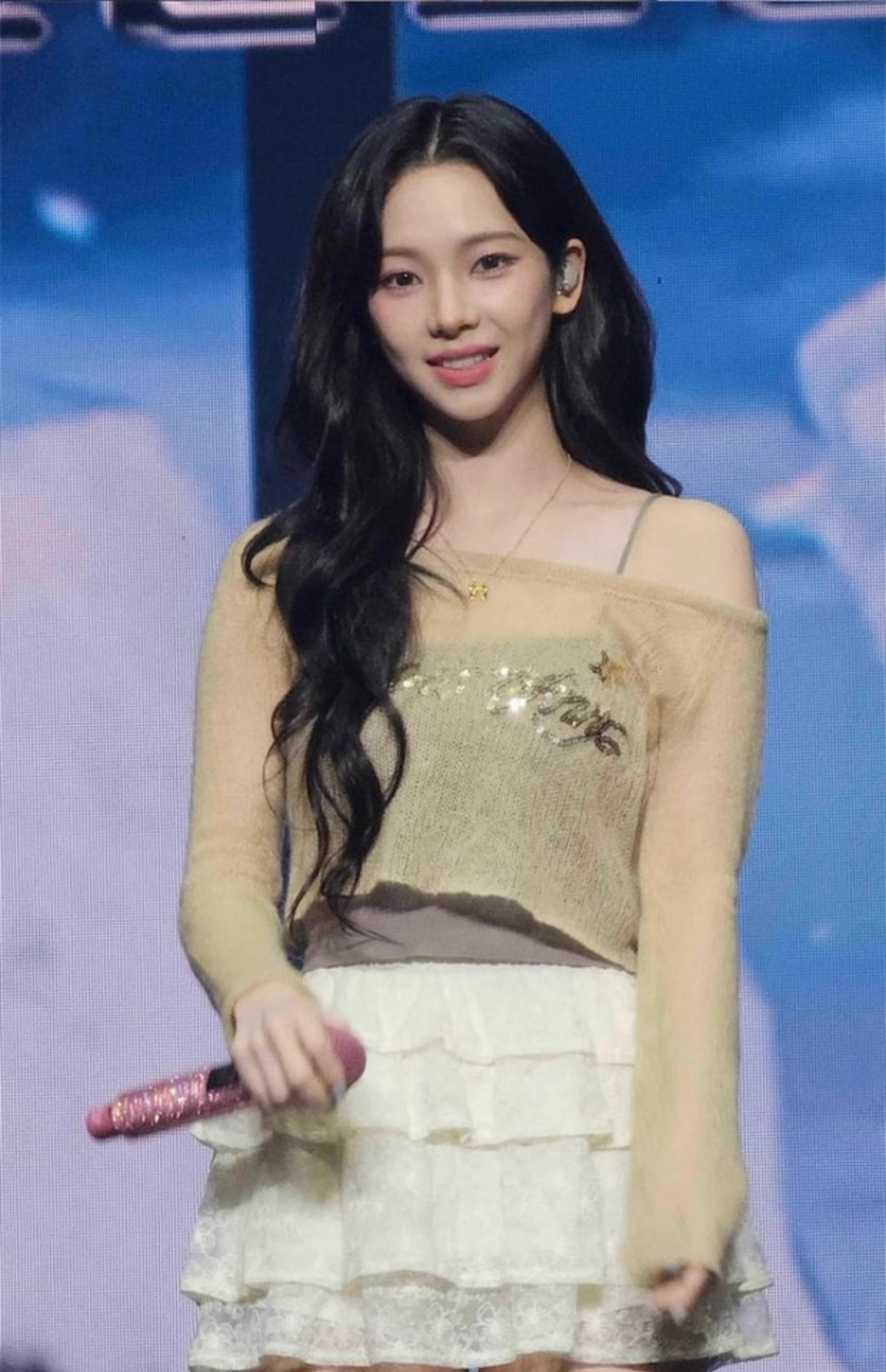 Aespa Karina & Winter Inspired Lace Ruffle Mini Skirt