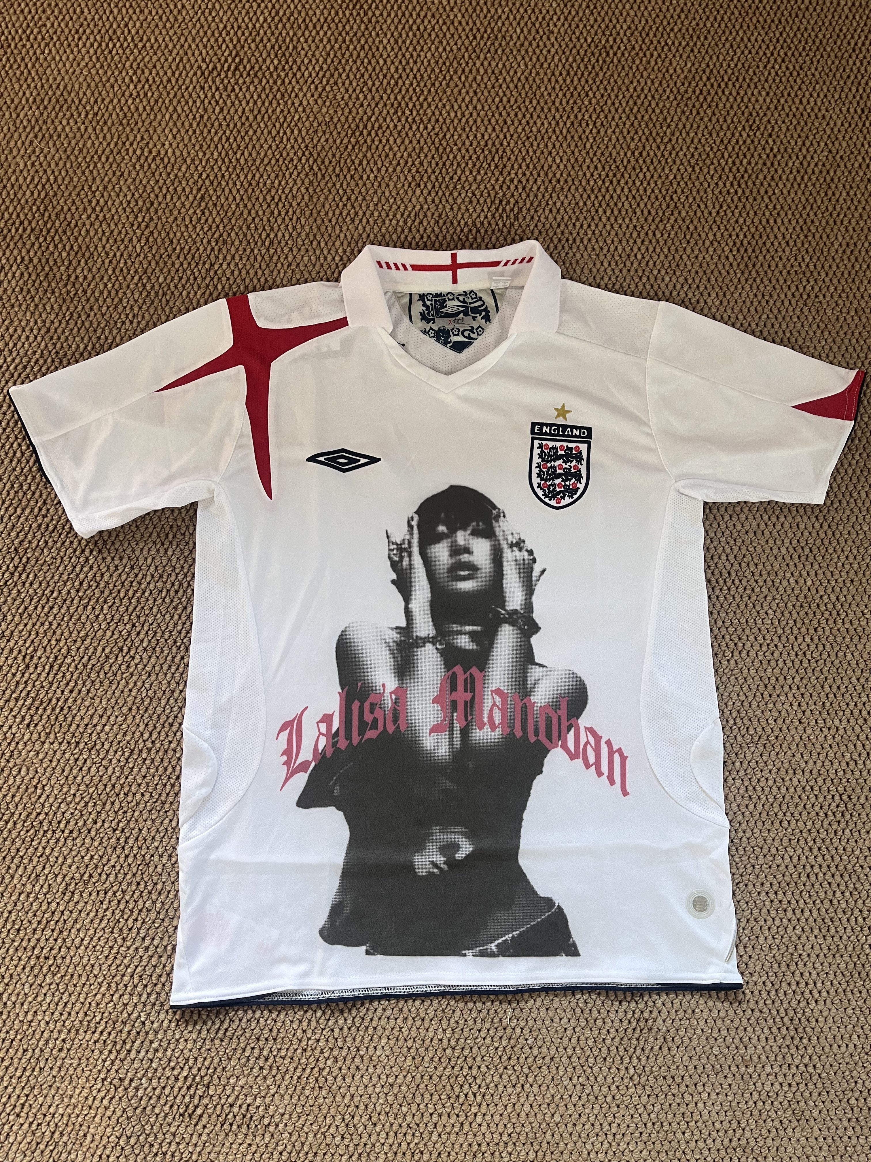Blackpink Lisa-Inspired Custom England Remake Jersey