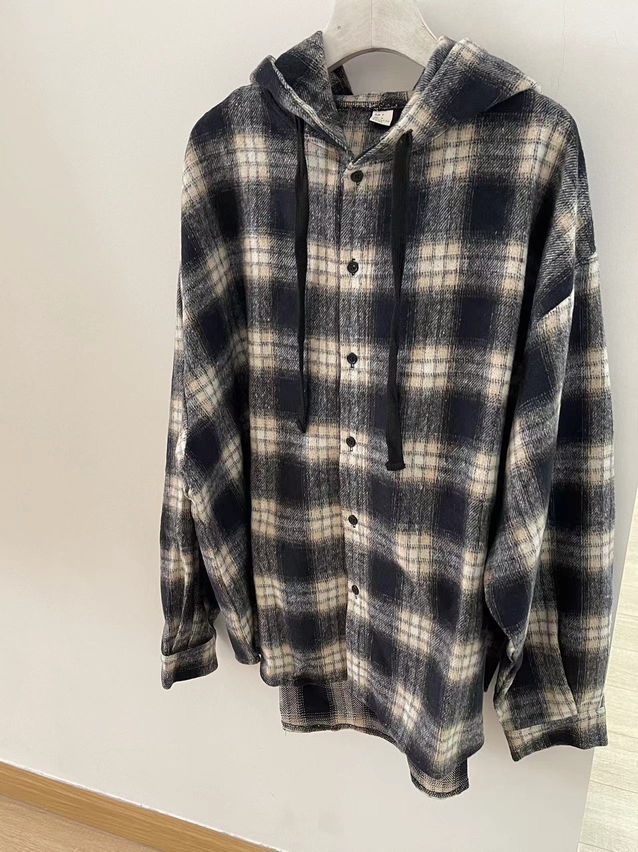 Stray kids Leeknow & Wayv YangYang inspired plaid Hooded Shirt