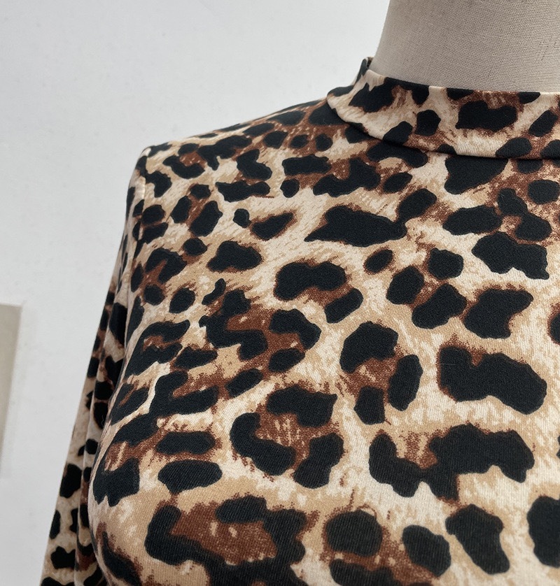 Aespa Giselle inspired Leopard Print Bodysuit