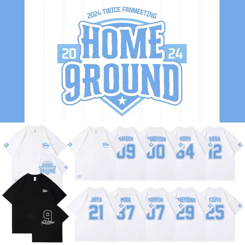 TWICE 9th Anniversary Fanmeeting Merch Inspired T-shirt