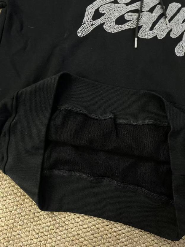 TXT Yeonjun-Black GGUM Rhinestone inspired Hoodie