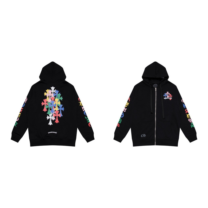 Enhypen Niki&Heeseung Inspired Cross Pattern Zip-up Hoodie-NI-KI