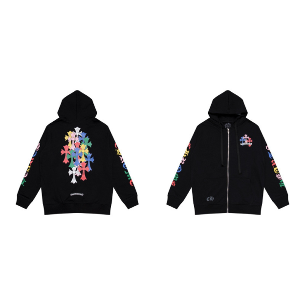 Enhypen Niki&Heeseung Inspired Cross Pattern Zip-up Hoodie-NI-KI