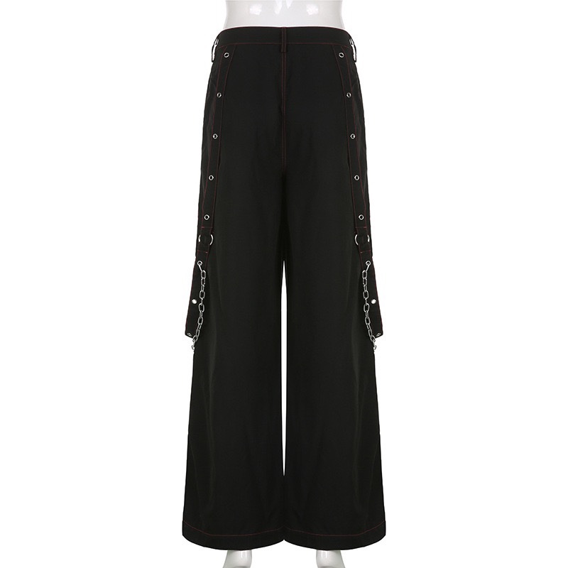 Straykids Seungmin Black Red Gothic Style inspired Jeans Pant-Stray Kids