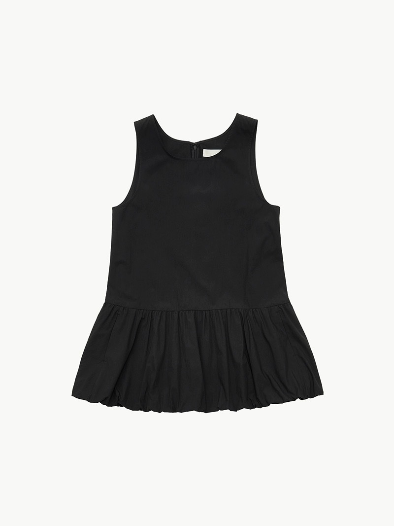 Puffy Pod Black Dress-Blackpink Jennie