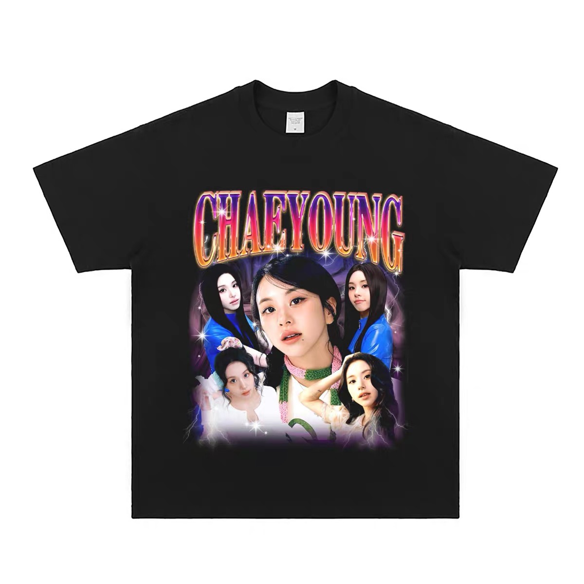 TWICE Custom Member Printed Retro Washed T-Shirt
