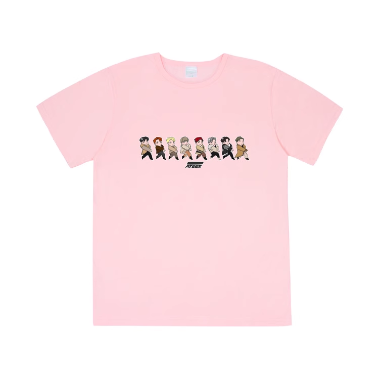 ATEEZ Customized Cartoon T-Shirt