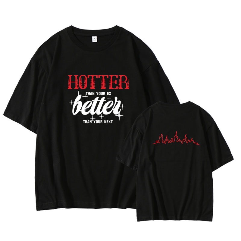 Stray Kids Hyunjin inspired Letter Print T-Shirt