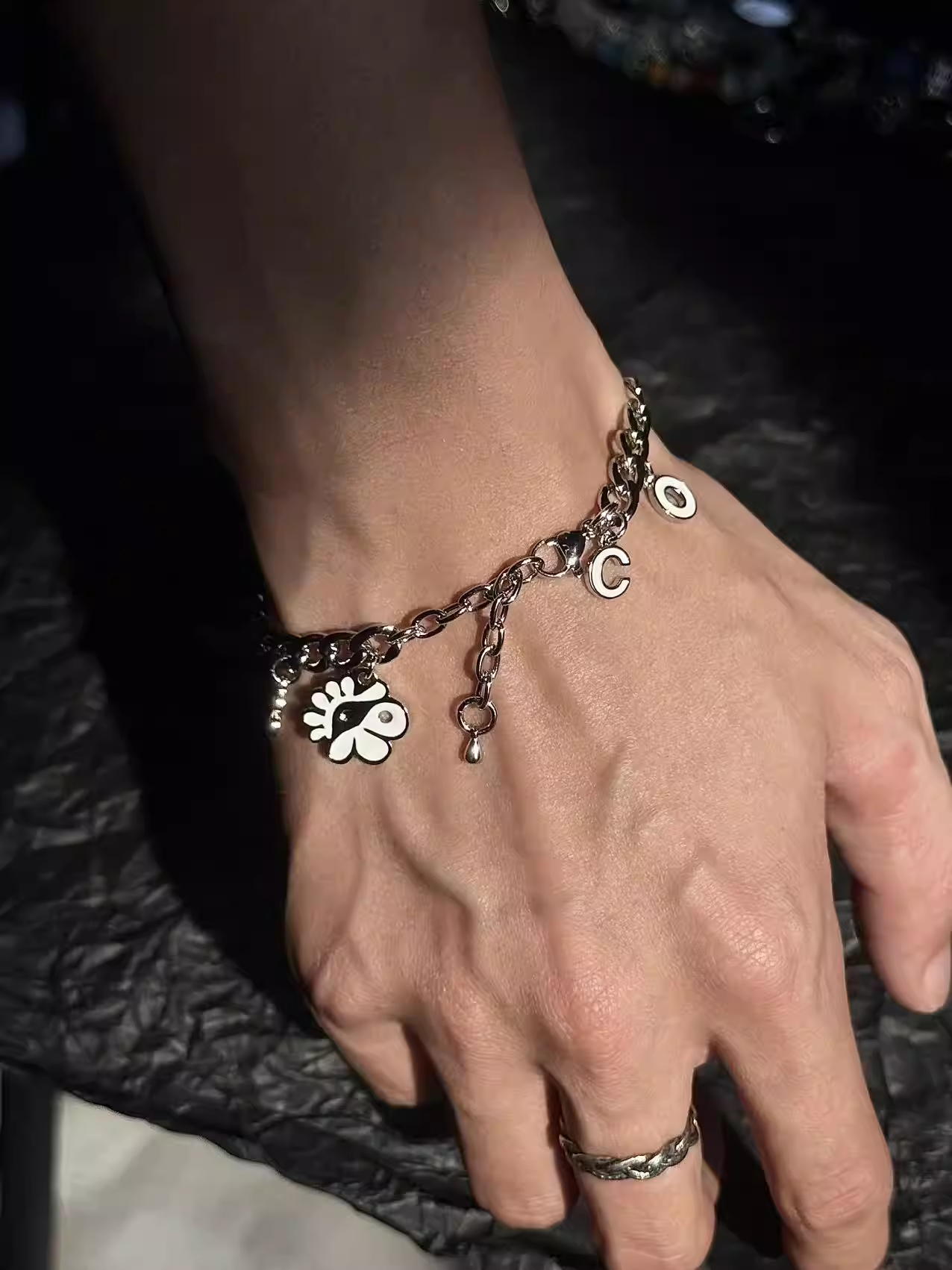 Cortis Merch Inspired Silver Chain Bracelet