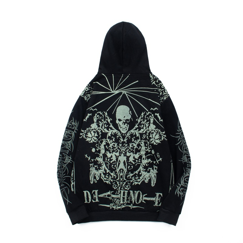 Aespaa Giselle Inspired Heart Devil Graffiti Printed Zip Up Hoodie