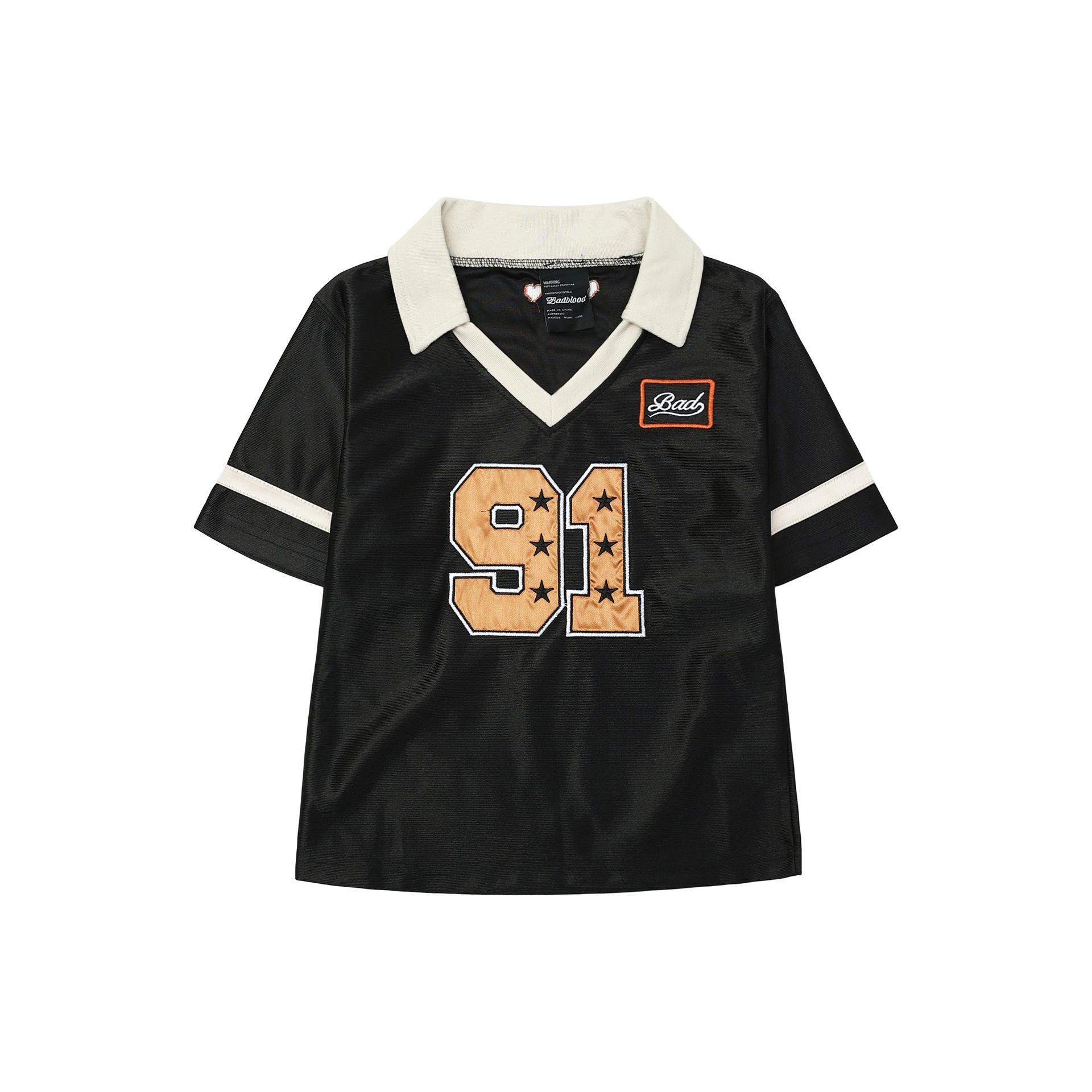 Aespa Giselle Inspired V-Neck Crop Jersey