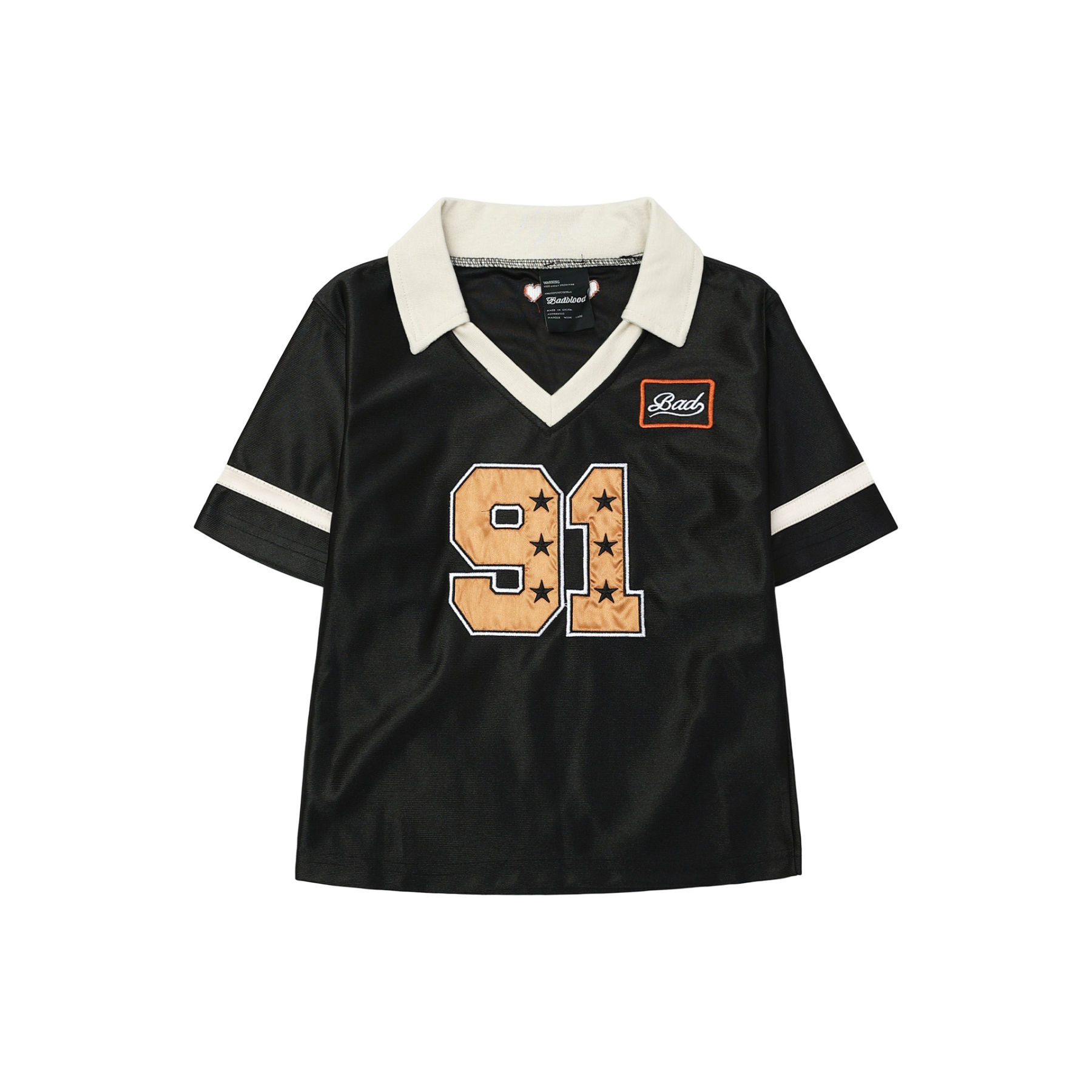 Aespa Giselle Inspired V-Neck Crop Jersey