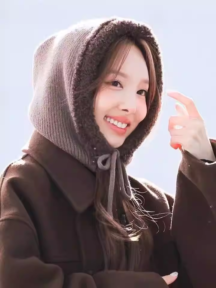TWICE Nayeon Inspired Knitted Balaclava Hat