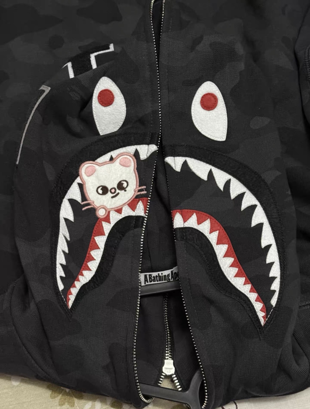 StrayKids Hyunjin BAPE Inspired Bape camo zip-up  hoodie-Stray Kids