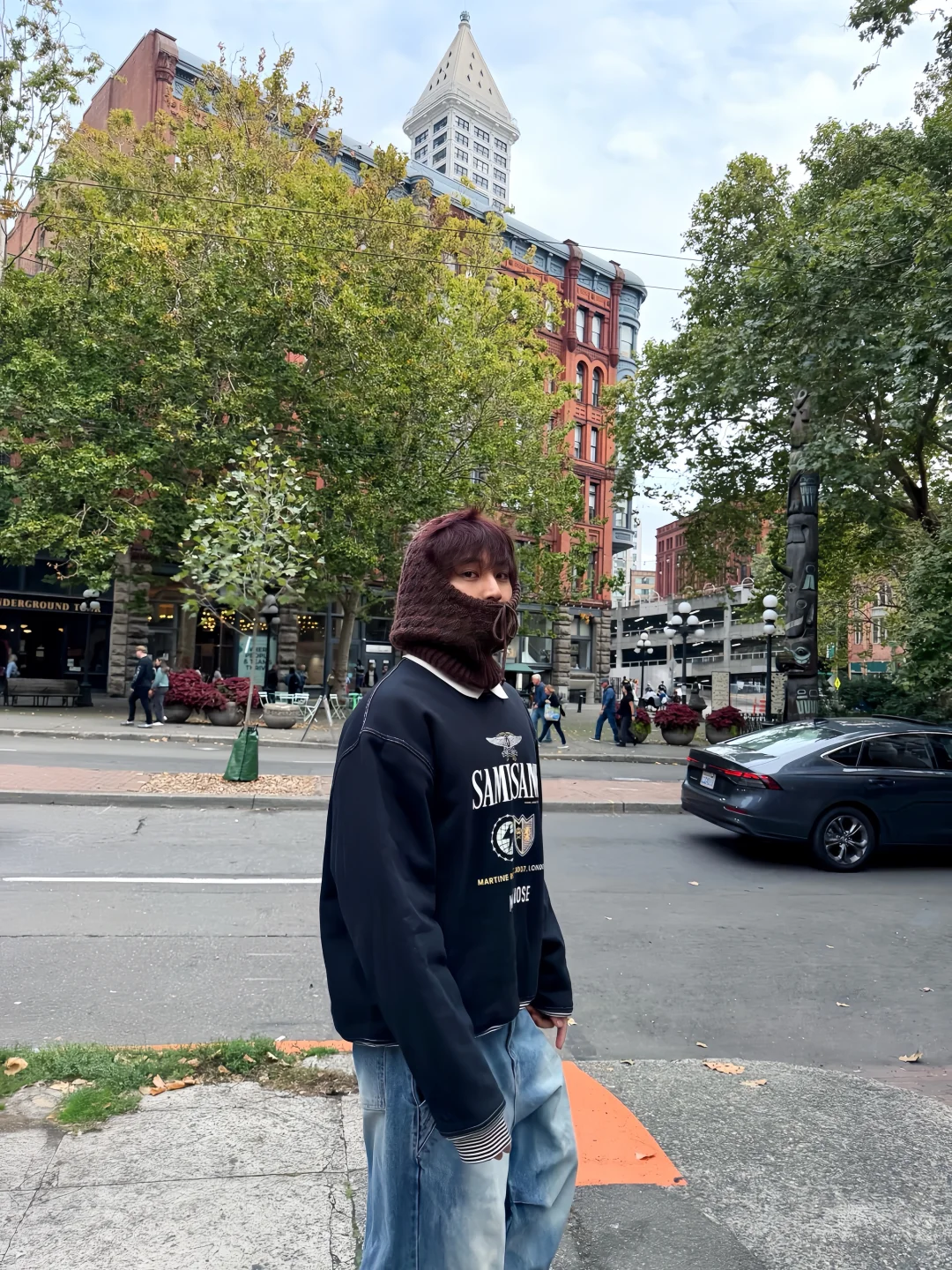 Seventeen Mingyu Inspired Polo Neck Crew Sweatshirt