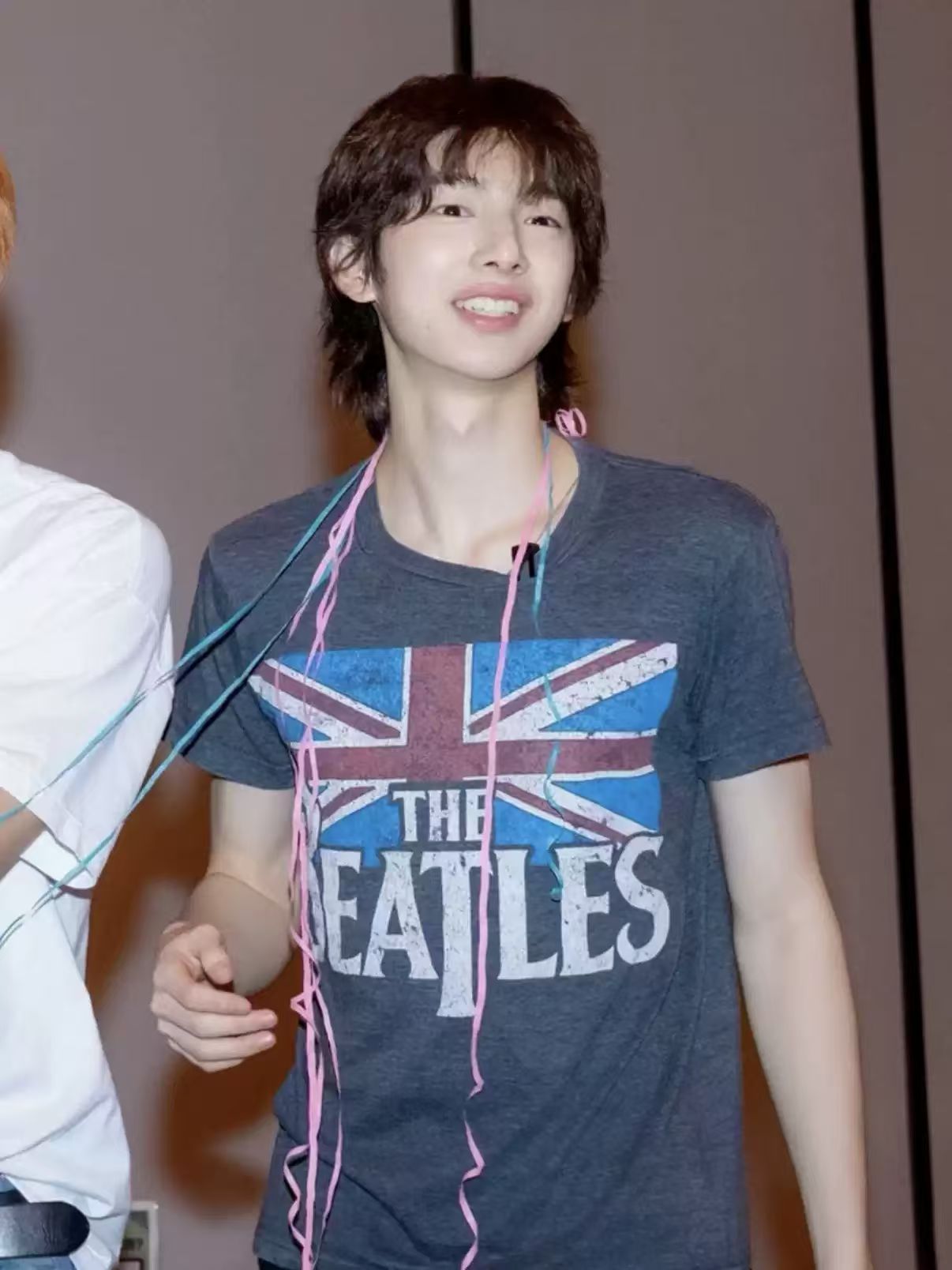 Cortis Martin&Juhoon Inspired The Beatles British Flag Washed Distressed T-Shirt