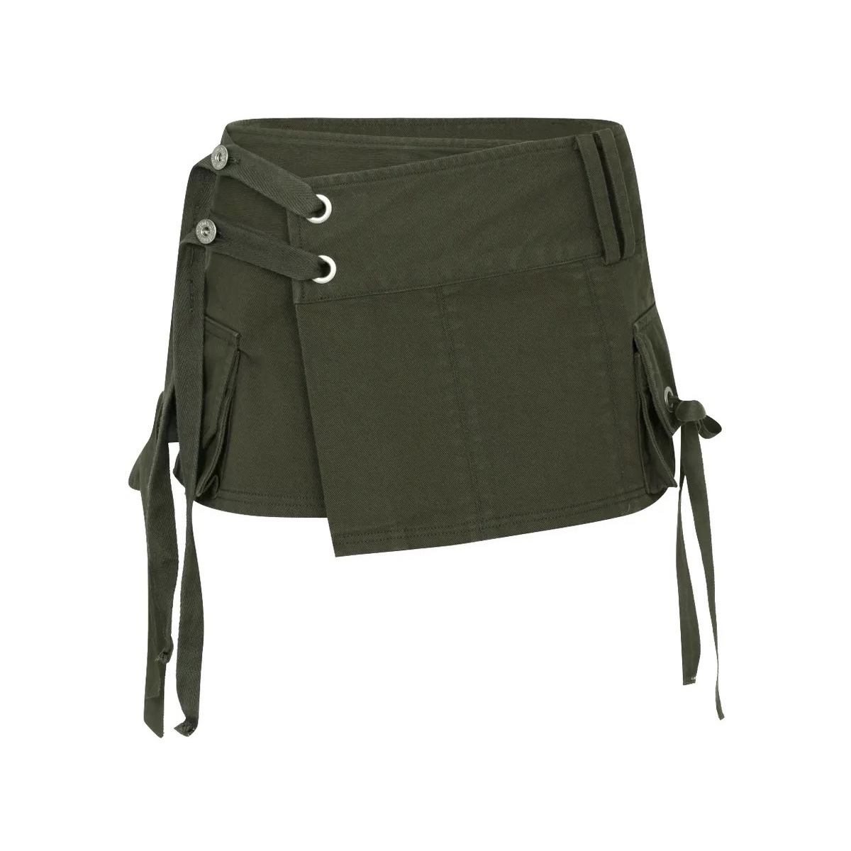 Aespa Karina & Gidle Shuhua Inspired Buckle Cargo Skirt