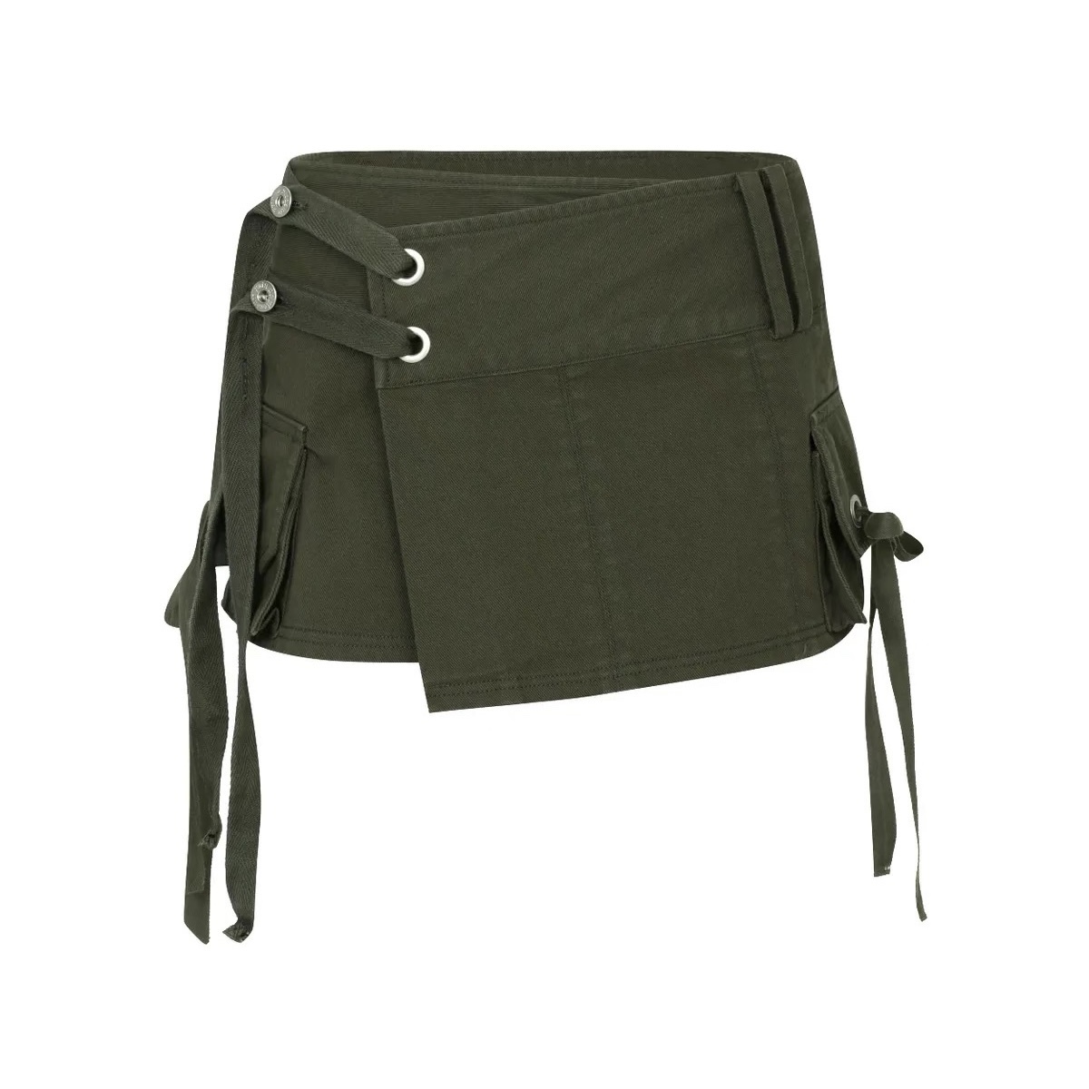 Aespa Karina & Gidle Shuhua Inspired Buckle Cargo Skirt