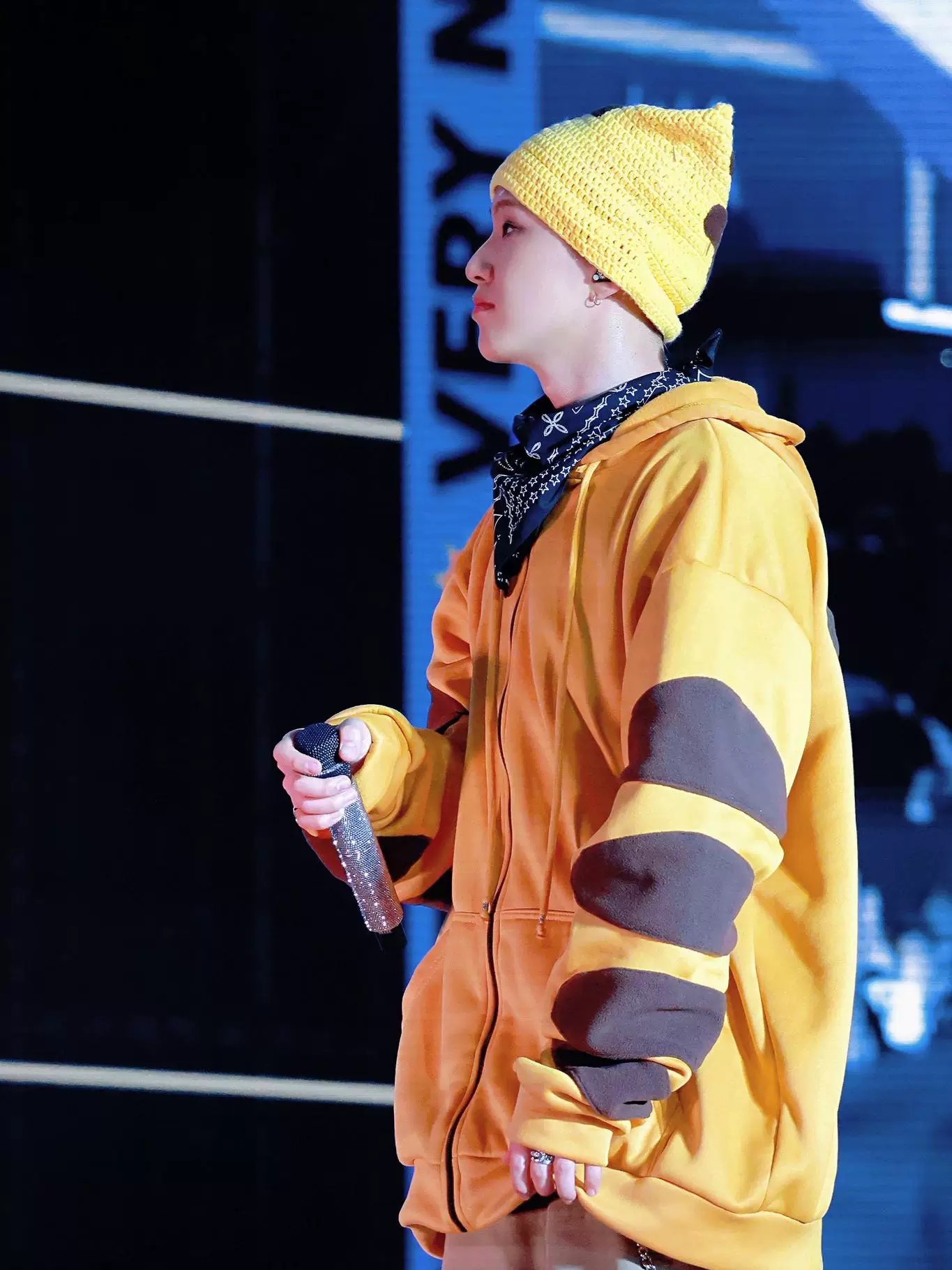 Seventeen Hoshi Inspired Yellow Tiger Hoodie