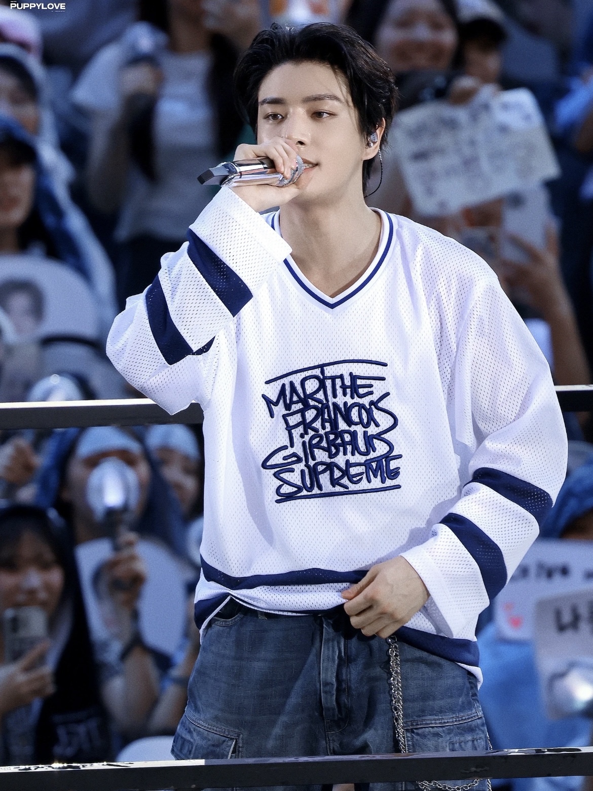 ENHYPEN Jake Inspired Embroidered Mesh Hockey Jersey