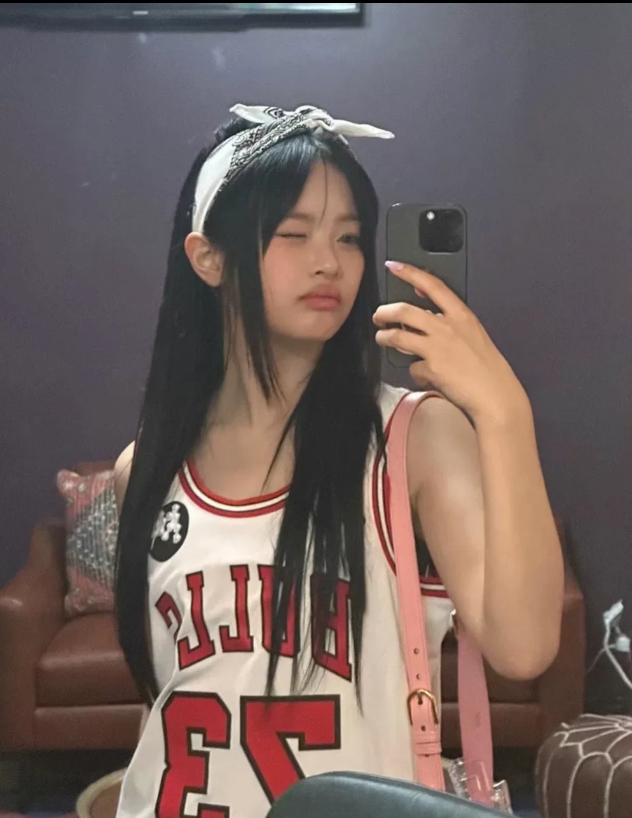 NEWJEANS HANNI customized Chicago Bulls 73 Jersey