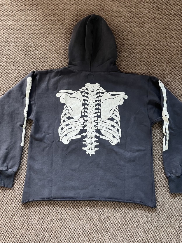ENHYPEN Niki Inspired Skeleton Graphic Hoodie