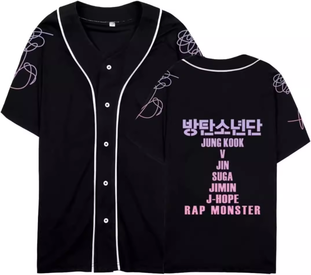 BTS Customized Baseball Jersey Shirt