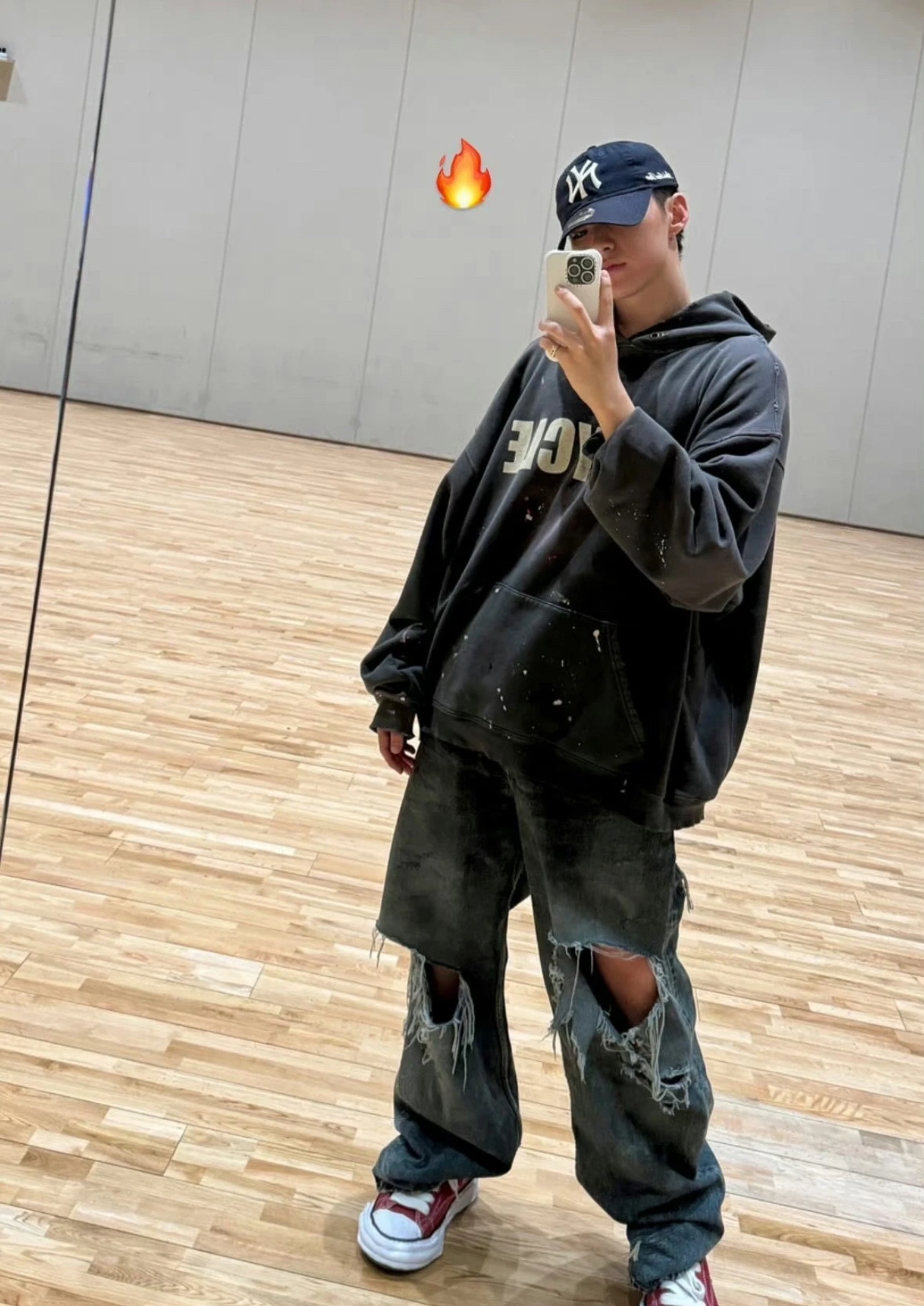 Seventeen Hoshi Inspired gray Hoodie