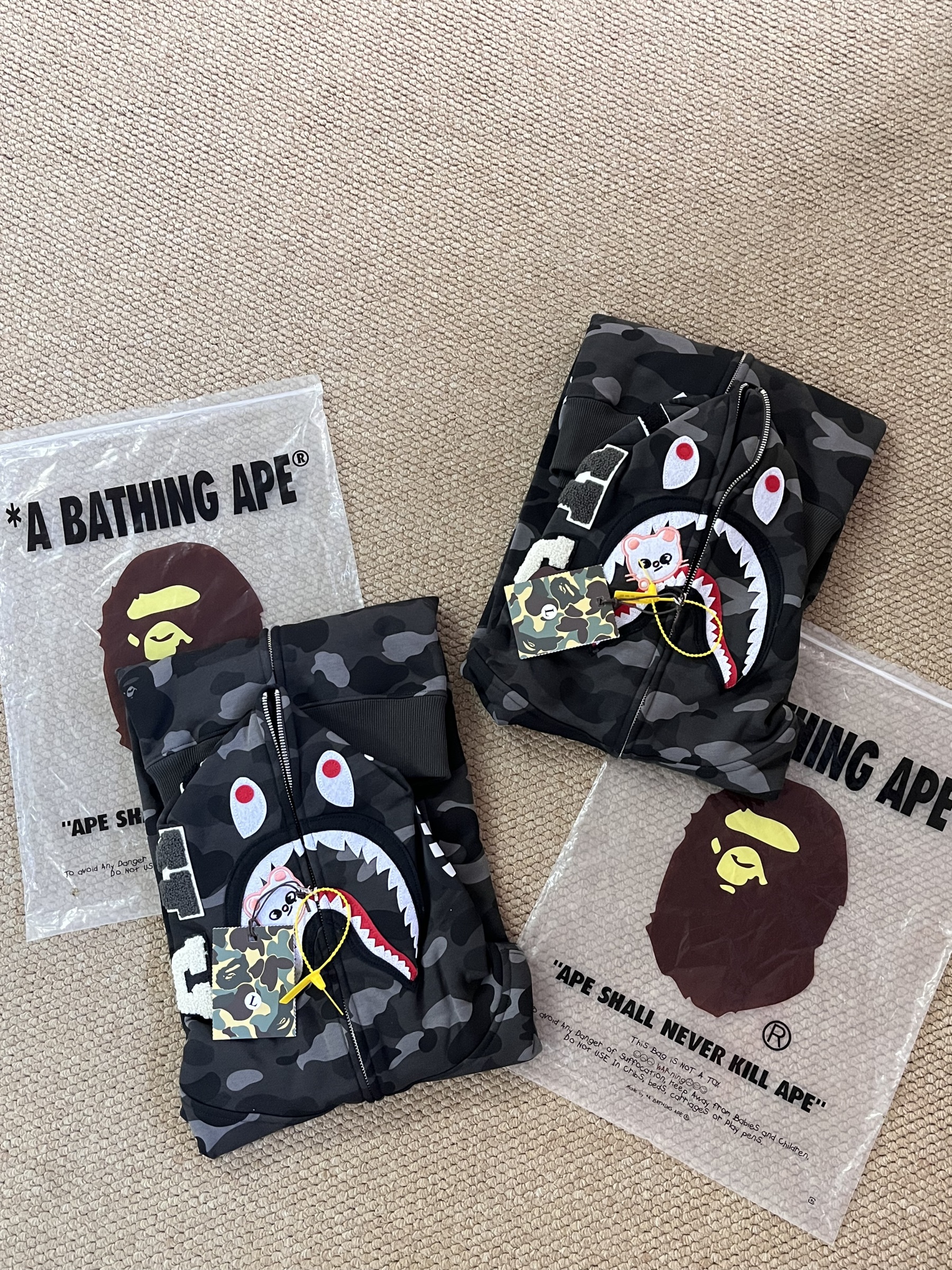 StrayKids Hyunjin BAPE Inspired Bape camo zip-up  hoodie-Stray Kids