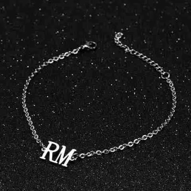 BTS Inspired Member Name Stainless Steel Chain Bracelet