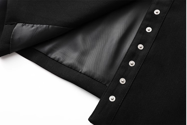 Blackpink Jennie Inspired Black Round-Neck Cropped Jacket