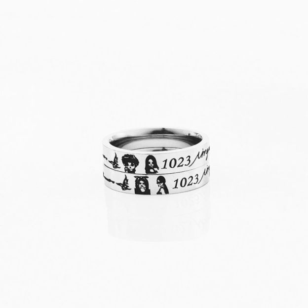 Aespa Ningning Fanmade Birthdate Signature Ring-