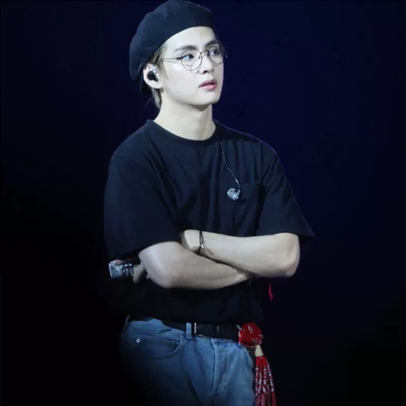 BTS V (Kim Taehyung) Inspired Adjustable Black Lock Charm Rope Bracelet