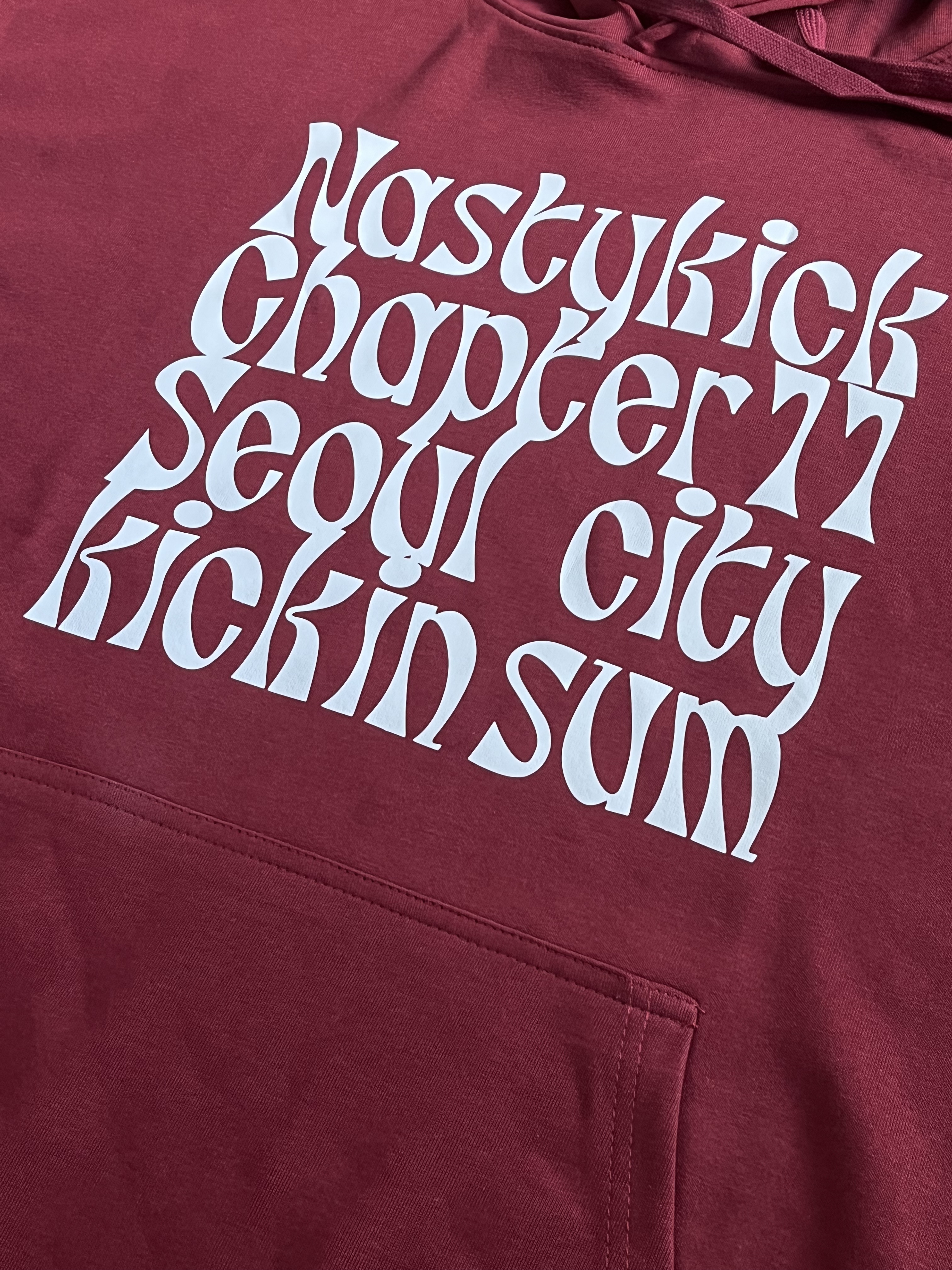 Stray Kids Hyunjin inspired Letter-Print Hoodie