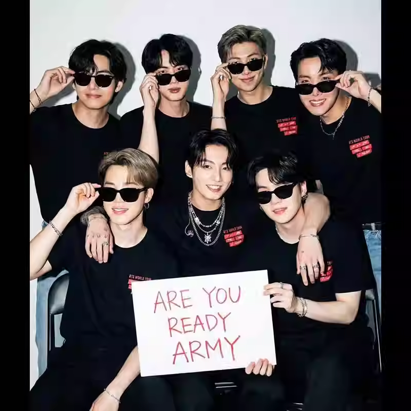 BTS 2026 World Tour Merch Inspired T-Shirt