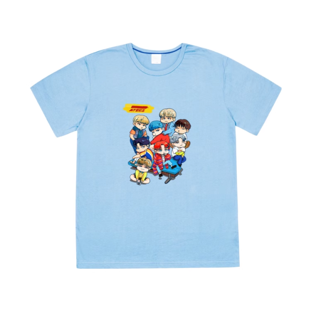 ATEEZ Customized Cartoon T-Shirt