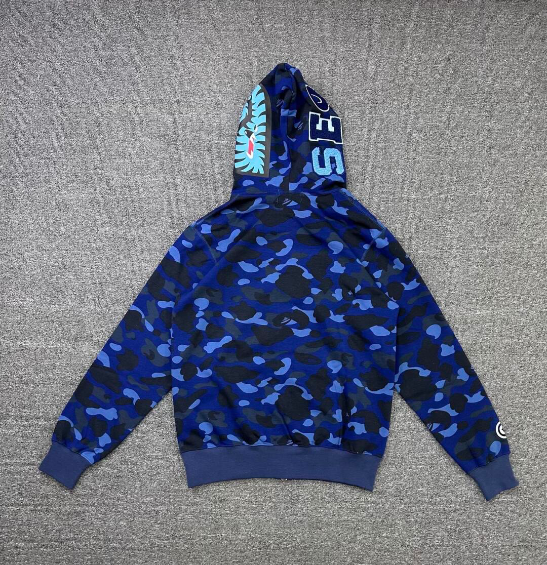 StrayKids Changbin BAPE Inspired Bape camo zip-up  hoodie-Stray Kids
