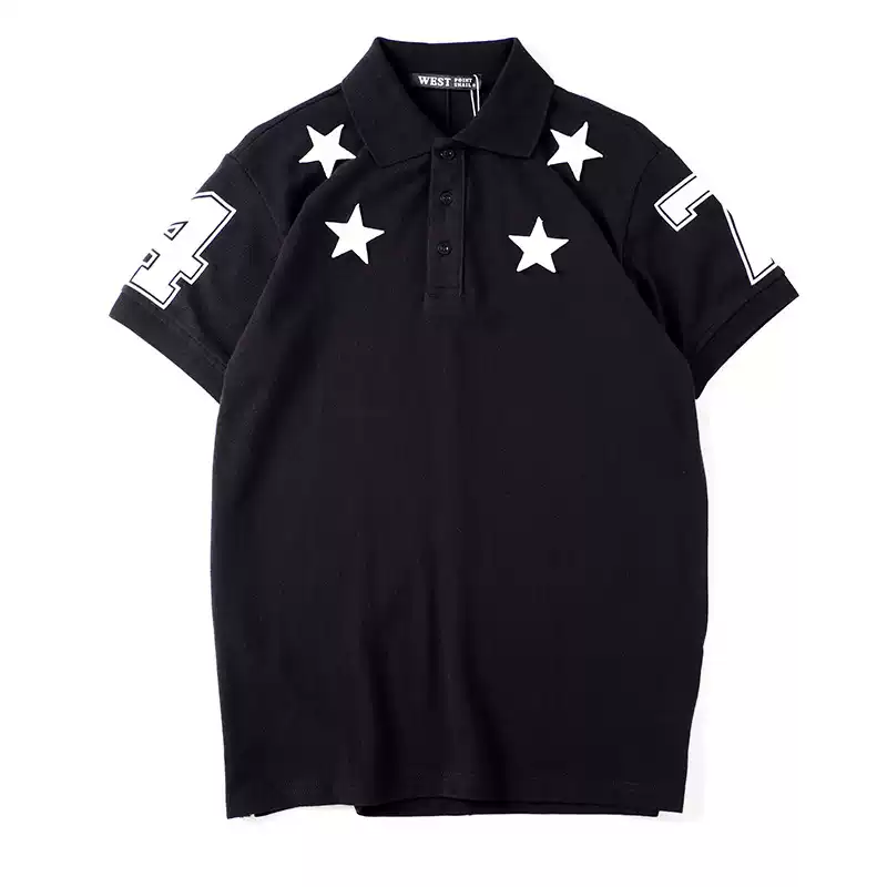 Cortis Keonho Inspired Star Print Polo Shirt