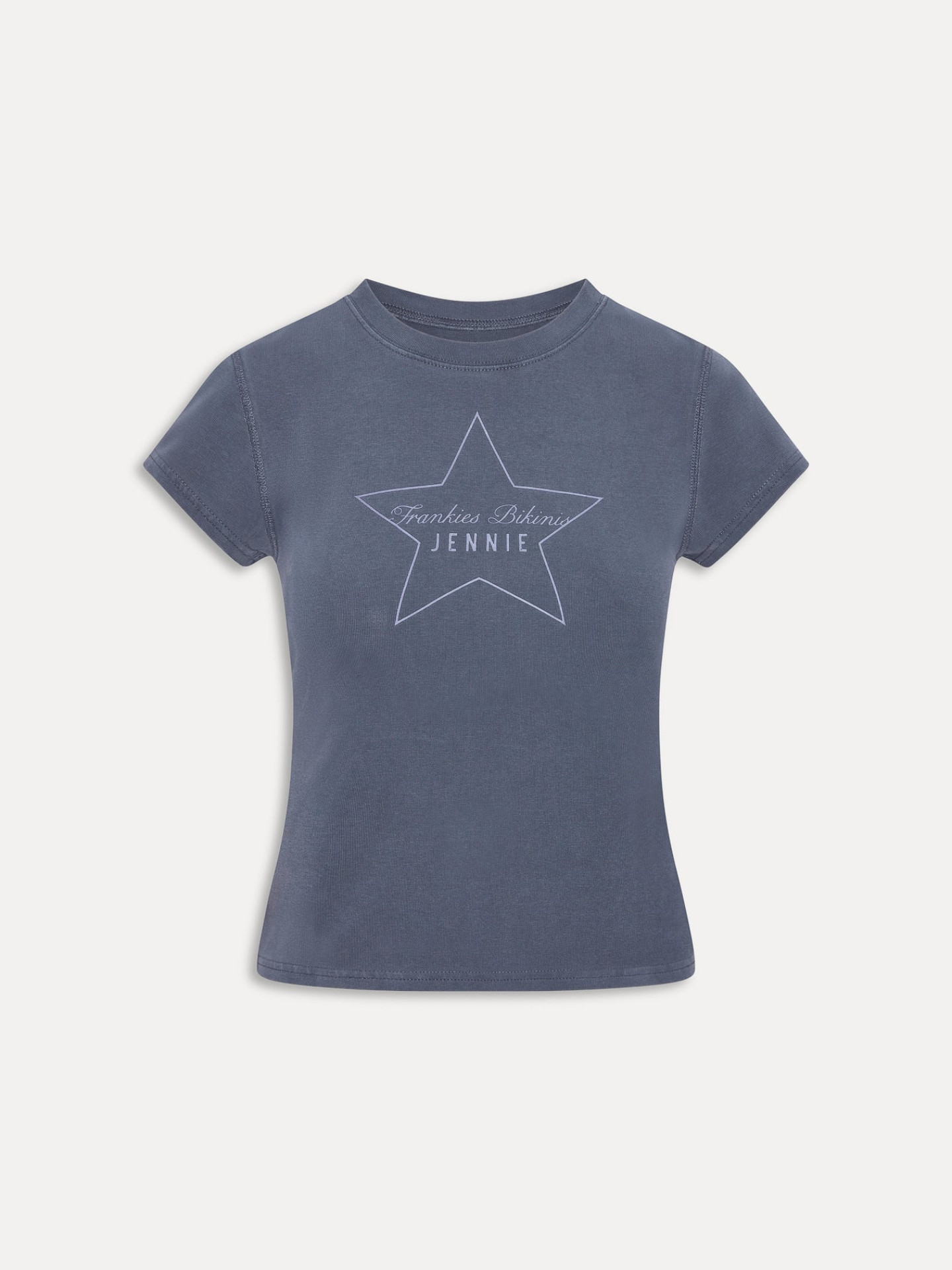 Blackpink Jennie Inspired Frankies Bikinis Star Print Cotton Tee & Short Set