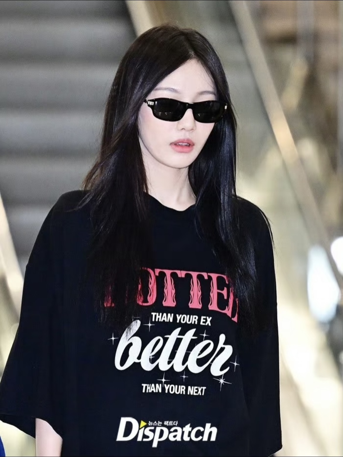 Stray Kids Hyunjin inspired Letter Print T-Shirt