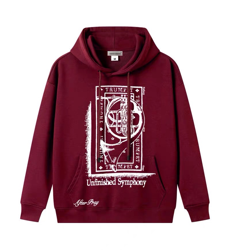 SEVENTEEN DK Inspired Graphic Red Hoodie