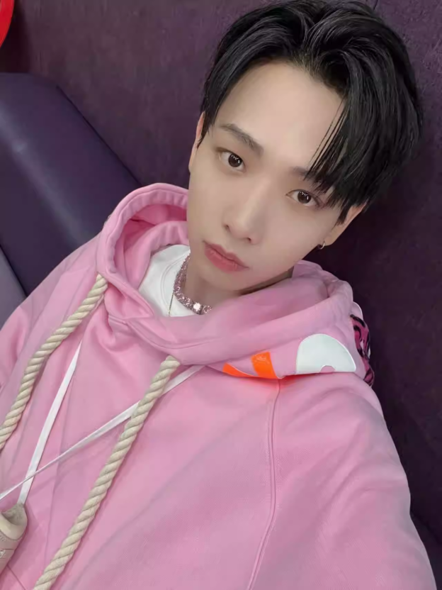BND one and only stage inspired PINK HOODIE-boynextdoor