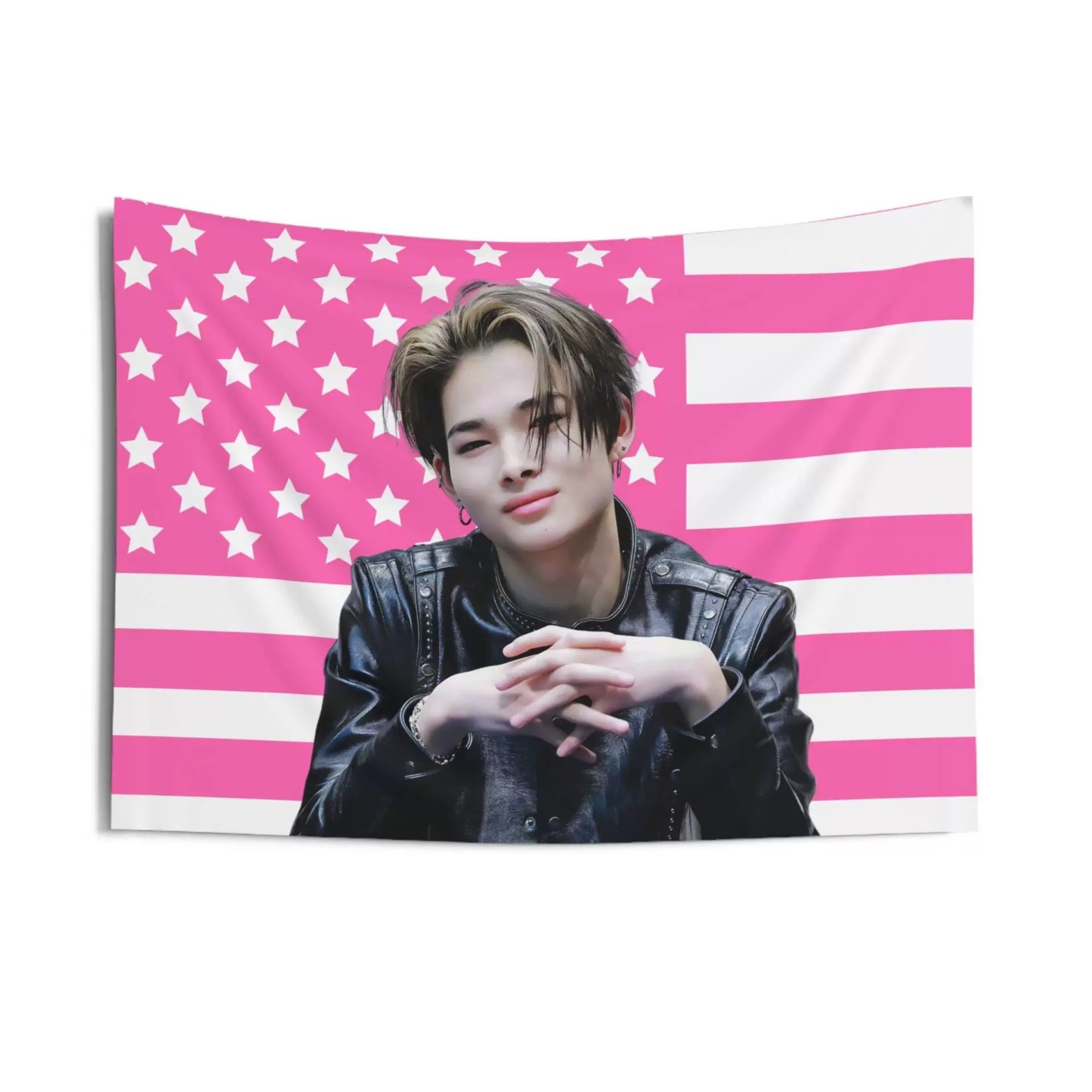 Enhypen NIKI Flag Tapestry- Kpop Wall Banner