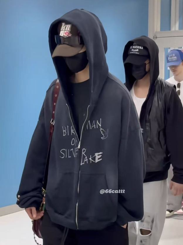 Enhypen Niki inspired PALY HOLLYWOOD Zip-Up Hoodie Jacket