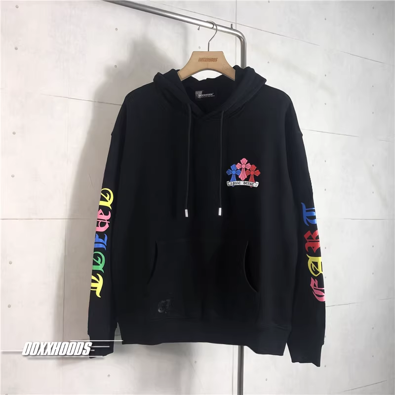Ehypen Niki Inspired Multi Color Cemetery Cross Logo Hoodie