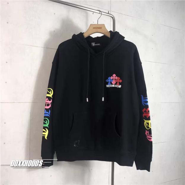 Ehypen Niki Inspired Multi Color Cemetery Cross Logo Hoodie